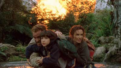 ...to notice the huge explosion that allows Arnie to escape again with a hooker and a rent boy... Collateral Damage image