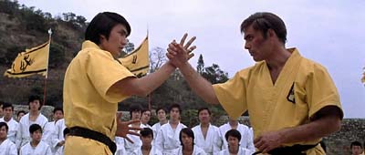 John Saxon prepares to prove he's pretty fly for a white guy. Enter the Dragon image