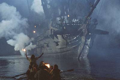 Yay! A ship. Pirates of the Caribbean image