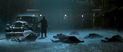 I've heard of heavy rain, but this stuff must weigh a ton! Road To Perdition image