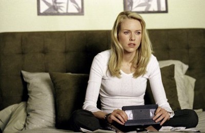Naomi Watts mistakes a videotape for a sandwich The Ring image