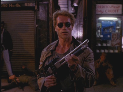 See this? This is my Boom-Stick. Shop Smart, shop S-Mart. Kindergarten Cop image