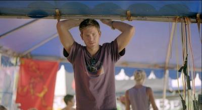 Matt performs the vital task of holding the roof up. Blue Crush image