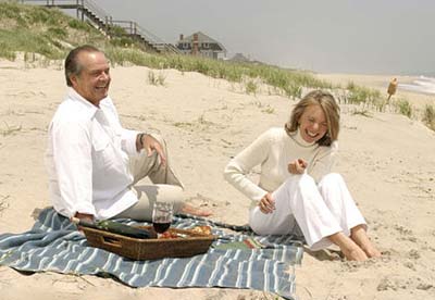 A surprisingly forced picnic. Something's Gotta Give image